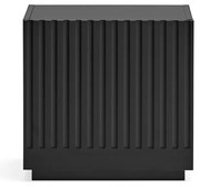 Черно нощно шкафче Doric - Teulat