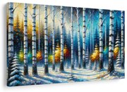 Картина на платно – Зимна горска магия