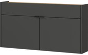 Антрацитно шкафче 110x57x22 cm Ameca – Germania