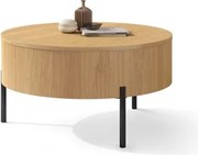 ФРИДА Естествен дъб – МОДЕРНА ХОЛНА МАСА С ПОВДИГАЩ ПЛОТ И СКРИТО ПРОСТРАНСТВО ЗА СЪХРАНЕНИЕ