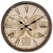 Стенен часовник atmosphera Tomy, Световен, Ø76 см, Пластмаса