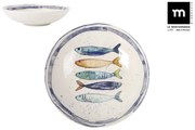 Дълбока чиния LA MEDITERRANEA Peixe, 21 cm, порцелан