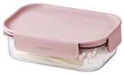 Контейнер за храна CLASSIC PLUS 0,91 л розов/прозрачен