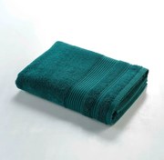 Тъмнозелена памучна хавлиена кърпа от тери 70x130 cm Tendresse – douceur d'intérieur
