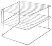 Стоманен допълнителен рафт в сребрист цвят 25x25 cm Palio – Metaltex