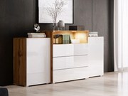 Бюфет UrbanIII -Натуралнобяло