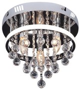 Rabalux 2236 - Кристален полилей за повърхностен монтаж PALLAS LED/20W/230V + 3xE14/40W