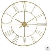 Стенен часовник atmosphera Phil, Винтидж, Ø70 см, Златен метал