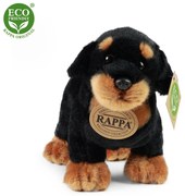 Rappa - Плюшено Куче Ротвайлер, изправено, 18 см., серия Еко приятели