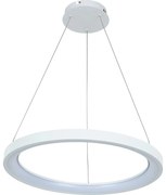Brilagi - LED полилей на кабел с възможност за димиране FALCON SLIM LED/42W/230V Ø 50 см бял + дистанционно