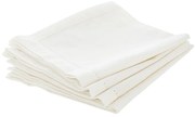Сет кърпи atmosphera Chambray, 40x40 cm, 4 бр - Бял
