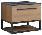 Конзолен PVC шкаф СИМОН 6050-039+УМИВ. 5955MB, Inter Ceramic, 61x46x52см