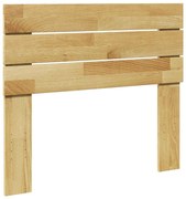 851975 vidaXL Табла за легло 90 см, масивна дървесина, дъб