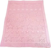 Baby Matex - Одеало плетено розово 75/100