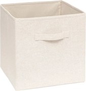 Кутия за съхранение 5five Mix & Modul Tidy Box, Полиестер, Бежова, 31x31 cm