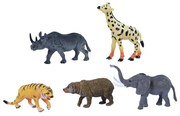 Rappa - Комплект фигурки Диви животни - 5 броя, 7-10 см.