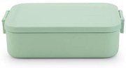 Кутия за храна Brabantia Make&Take 1006282, 1.1 л, Закопчалки, Без BPA, Зелен