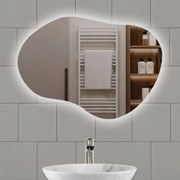 Огледало за баня LED осветление LM Whisper Flare, фигурно, 1000×700мм