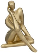 Декоративна фигура atmosphera Le Collectionneur, Смола, Златист, 25 cm