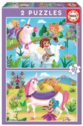 Educa - Пъзел Еднорог 2х20ч 18064