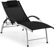 Blumfeldt Sun Valley, шезлонг сгъваем възглавница, черен