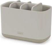 Бежова пластмасова стойка за четки за зъби EasyStore – Joseph Joseph