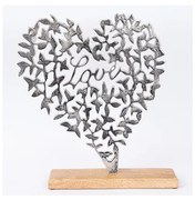 Декорация на маса сърце 41x35 см