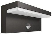 Philips 16484/93/P3 - LED Екстериорна лампа със сензор BUSTAN 2xLED/4,5W IP44