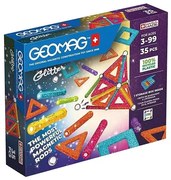 Магнитен конструктор, Geomag, Glitter Panels 535, 35 части