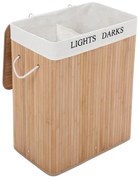 Кош за пране GUS, кафяв