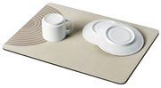 Бежова гумена тавичка за оттичане за съдовете 40x30 cm Dima – Wenko