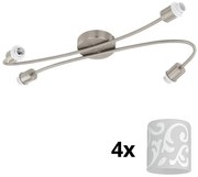 Eglo - LED Спот MY CHOICE 4xE14/4W/230V хром/бял