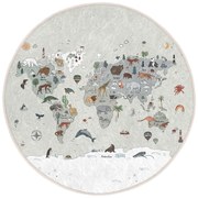 Детско килимче за игра подходящо за пране ø150 cm Big World – Mila Home