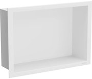 Mexen X-Wall-R нишова полица с фланец 30 x 20 см, бяла - 1920302010