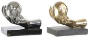 Декоративна фигурка DKD Home Decor Смола Кристал (2 pcs) (20 x 14 x 18 cm)