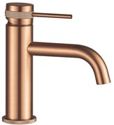 Смесител за мивка Rea Lungo Grip Brush Copper low
