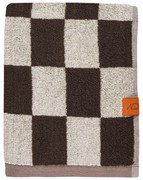 Кафява кърпа от органичен памук от тери 50x90 cm Retro – Mette Ditmer Denmark