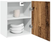 856107 vidaXL Висящ шкаф "Lyon", старо дърво, 50x31x60 см, инженерно дърво