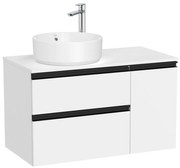 Мебел с две чекмеджета за ляв умивалник върху плот A851503509, 90х46х53.7см