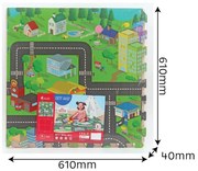 Sun Ta Toys - Мек пъзел Градска карта 4+8 части 3016