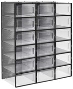 Модулен регал с отделения BOXIFY, черен