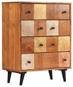 247681 vidaXL Скрин с чекмеджета, 60x30x75 см, акациево дърво масив