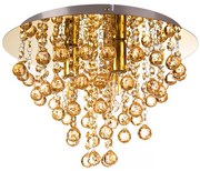 Globo 63040345X - Плафон LONDON 3xE14/40W/230V Ø 38 см златист