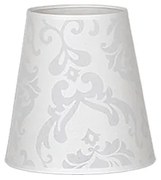 Абажур РОЯЛ БЯЛ - конус, долно окачване, E27