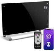 Klarstein Bornholm Curved Smart, конвекционен нагревател, 2000 W, регулиране с приложение, черен