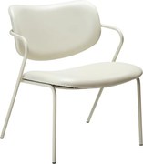 Кремав фотьойл от изкуствена кожа Zed - DAN-FORM Denmark