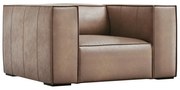 Светлокафяв кожен фотьойл Madame - Windsor &amp; Co Sofas