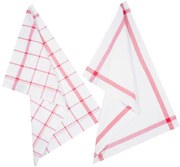 Сет традиционни кърпи atmosphera, 45x70cm, 2бр, Памук - Червен