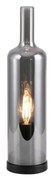 JUST LIGHT. 14006-25 - Настолна лампа BOTTLE 1xE14/25W/230V черна/опушена