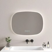 LED огледало с нагревател 1958, Inter Ceramic, 80х60см